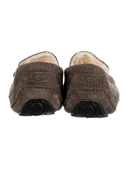 UGG Suede Whipstitch Trim Slippers