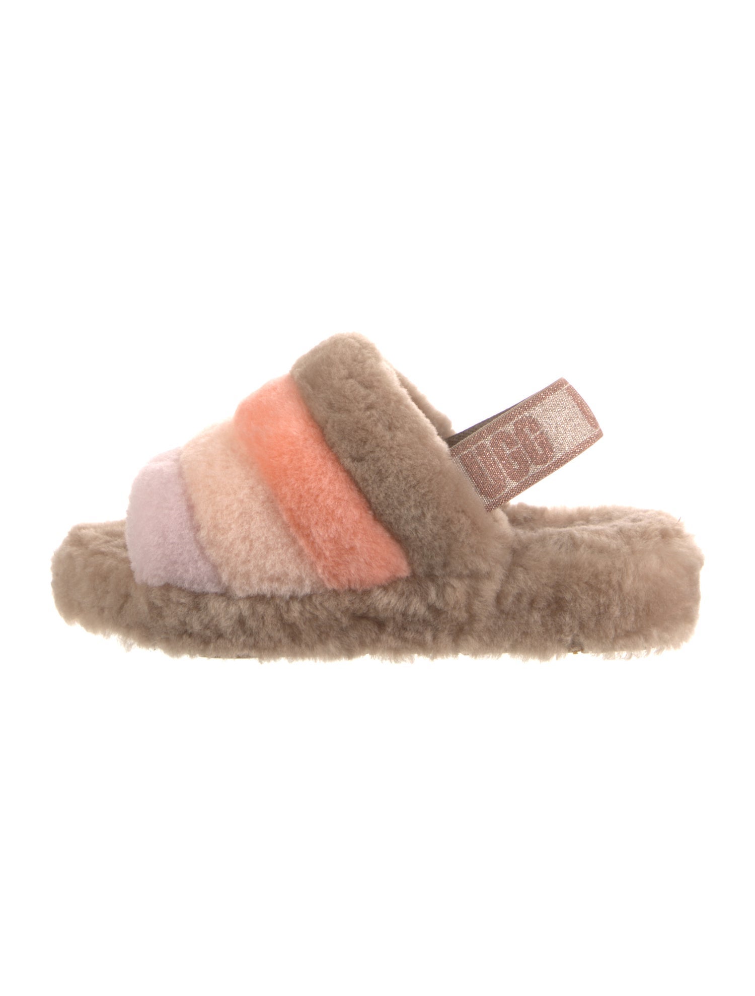UGG Fur Slingback Sandals