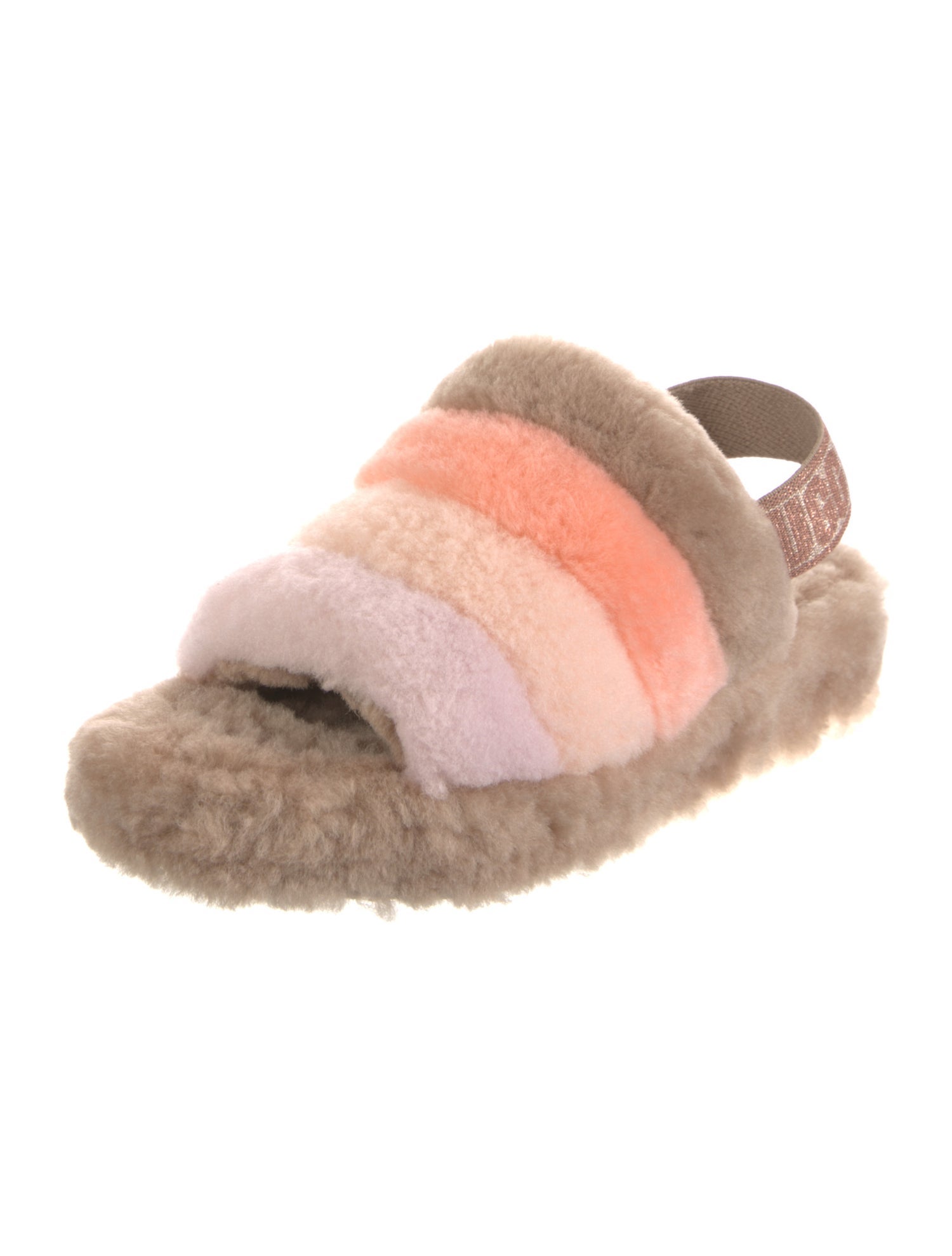 UGG Fur Slingback Sandals