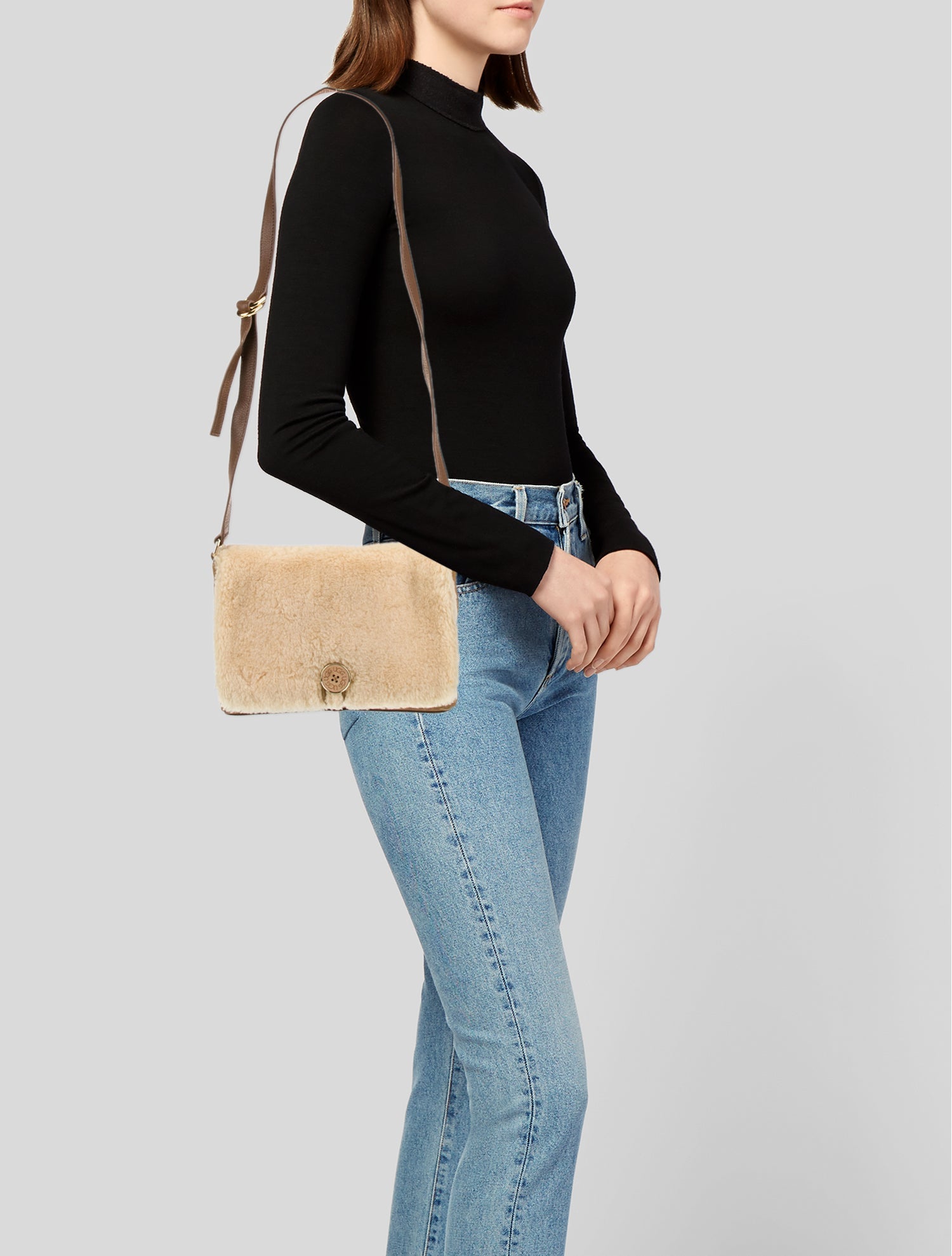 UGG Suede Messenger Bag