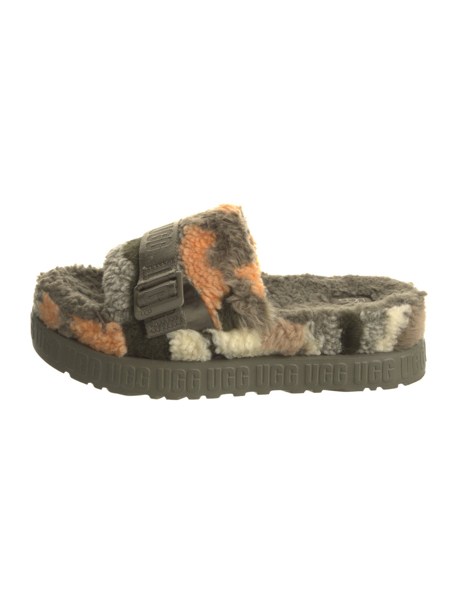 UGG Shearling Animal Print Espadrilles