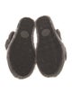 UGG Shearling Leather Trim Embellishment Slides