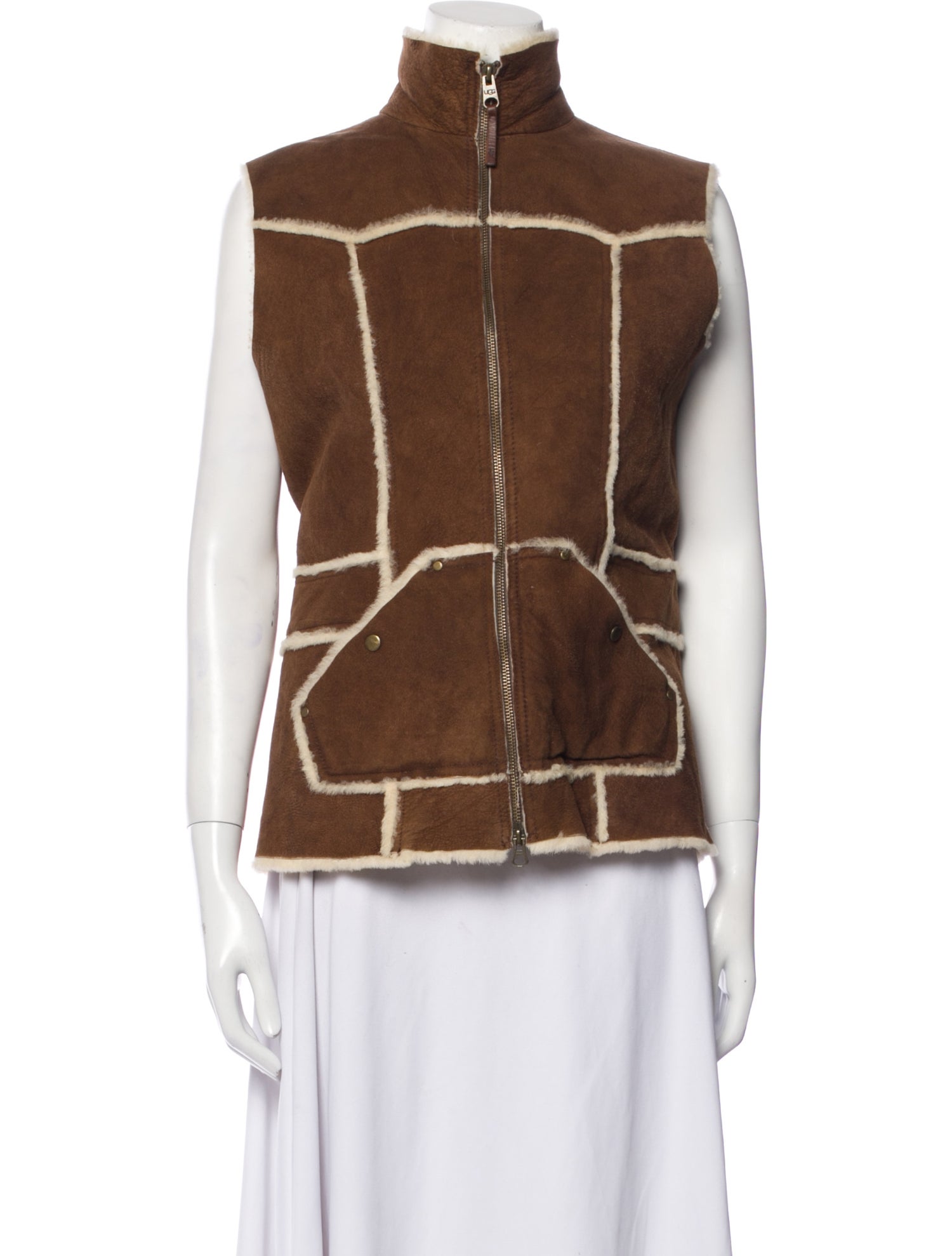 UGG Leather Printed Vest