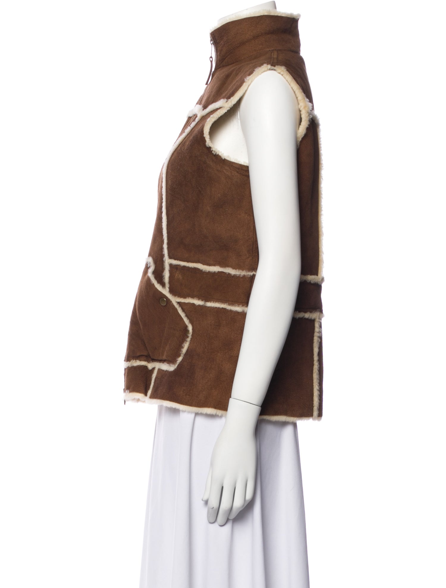 UGG Leather Printed Vest