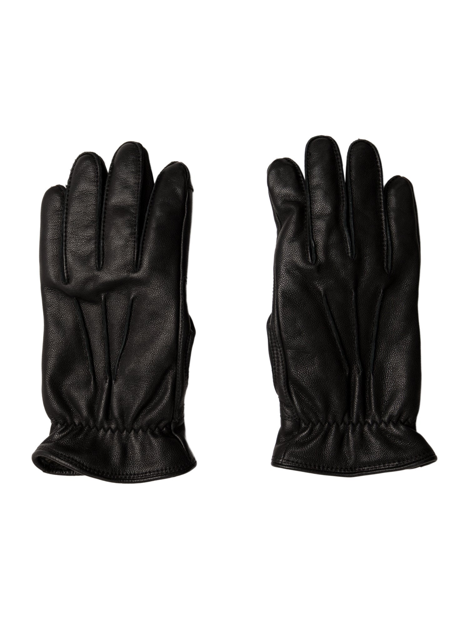 小物 ERNEST W. BAKER LEATHER GLOVES Ernest W. Baker: Men's Leather Gloves (Black) | DSMNY E-SHOP