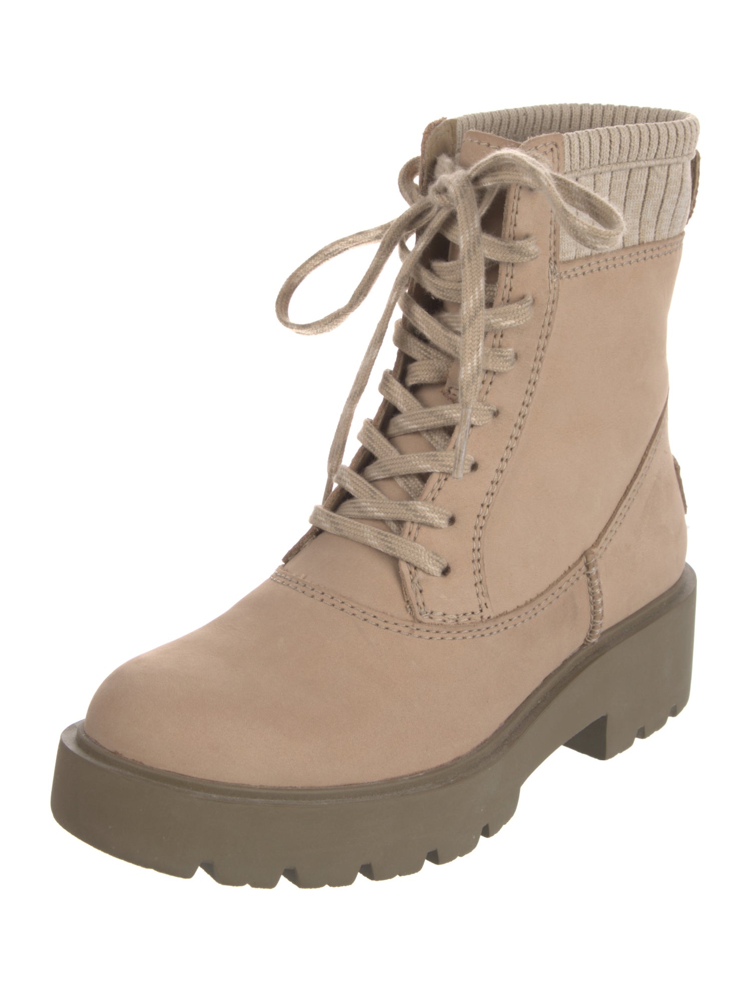 UGG Leather Combat Boots