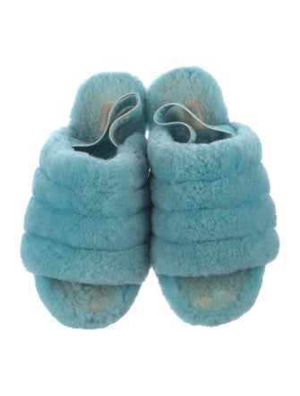 UGG Shearling Slingback Sandals