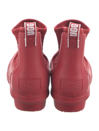 UGG Monogram Pattern Rubber Rain Boots