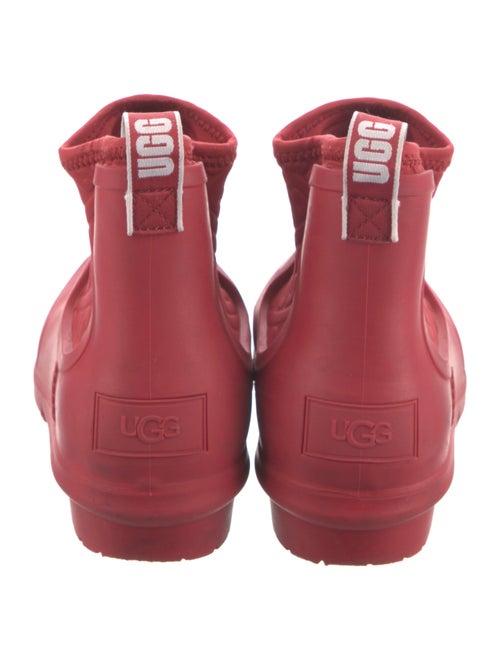 UGG Monogram Pattern Rubber Rain Boots