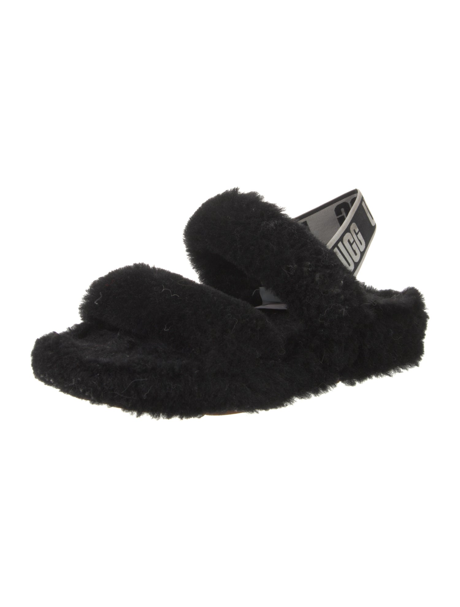 UGG Shearling Slingback Sandals