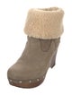 UGG Suede Studded Accents Snow Boots