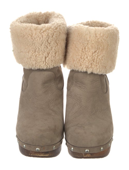 UGG Suede Studded Accents Snow Boots