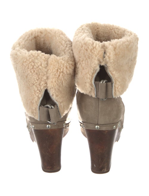 UGG Suede Studded Accents Snow Boots
