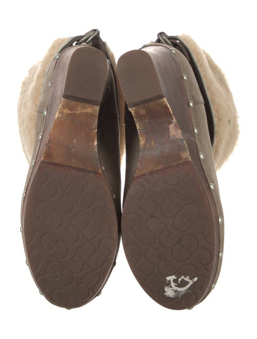 UGG Suede Studded Accents Snow Boots