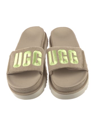 UGG Suede Printed Slides