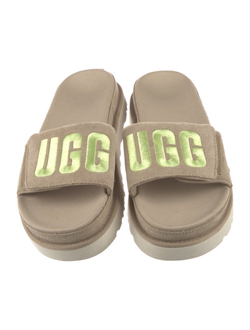 UGG Suede Printed Slides