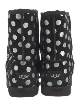 UGG Suede Polka Dot Print Boots