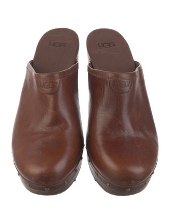 UGG Leather Studded Accents Mules