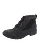 UGG Suede Colorblock Pattern Lace-Up Boots