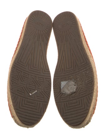 UGG Suede Whipstitch Trim Espadrilles