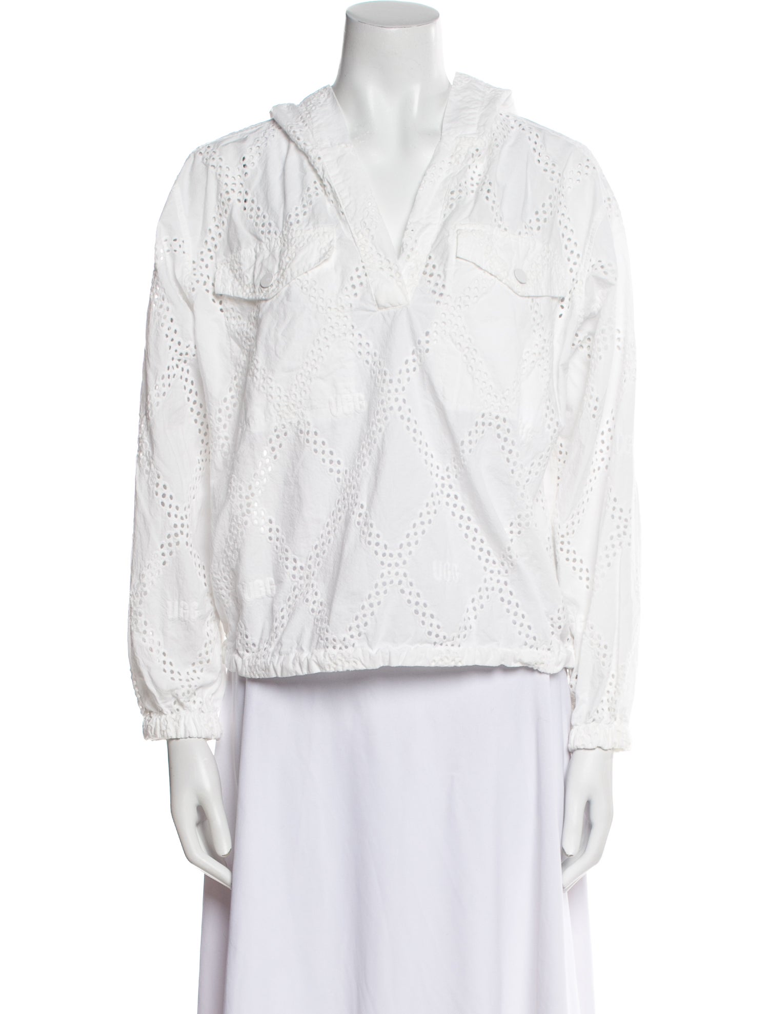 UGG V-Neck Long Sleeve Blouse