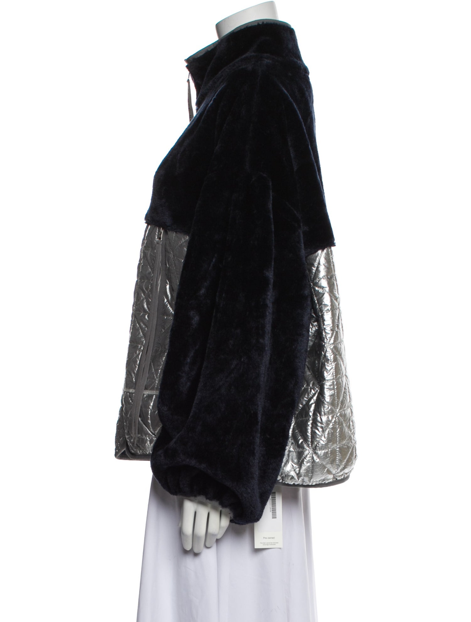 UGG Colorblock Pattern Faux Fur Jacket