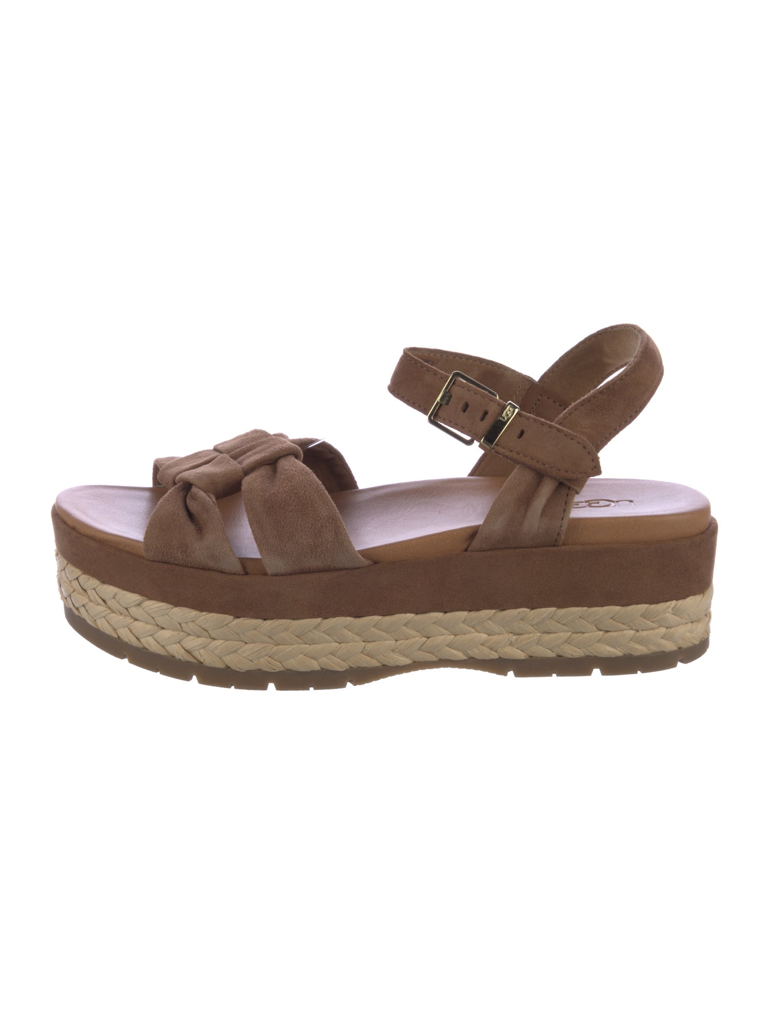 UGG Suede Braided Accents Espadrilles