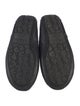 UGG Leather Fur Trim Slippers