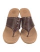 UGG Leather Flip Flops