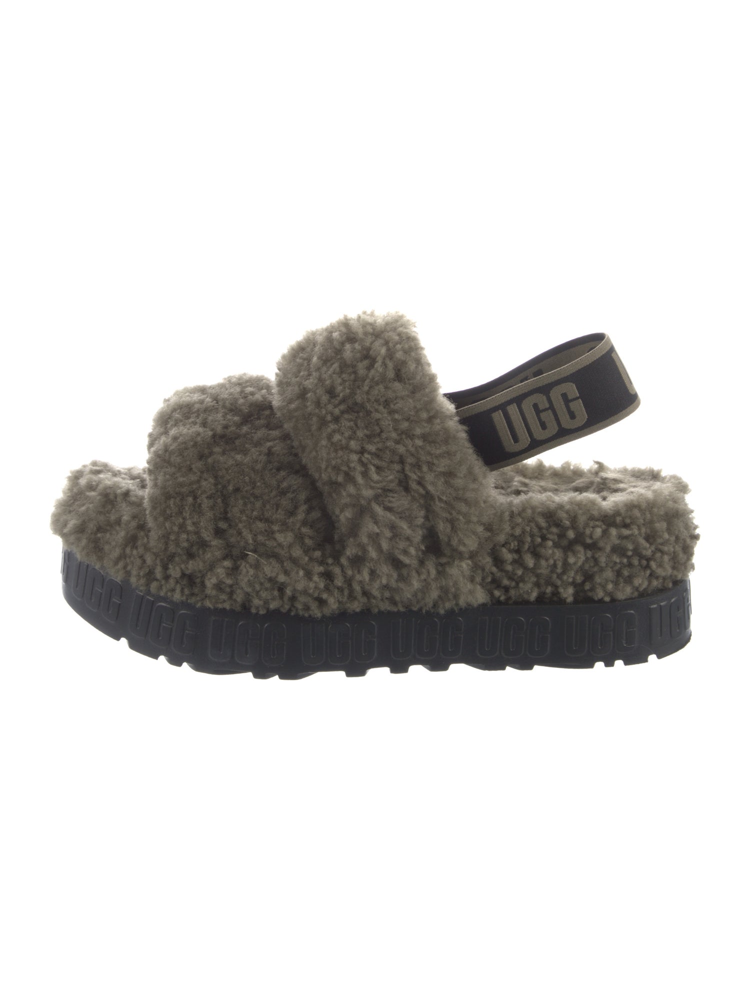 UGG Shearling Slingback Flats