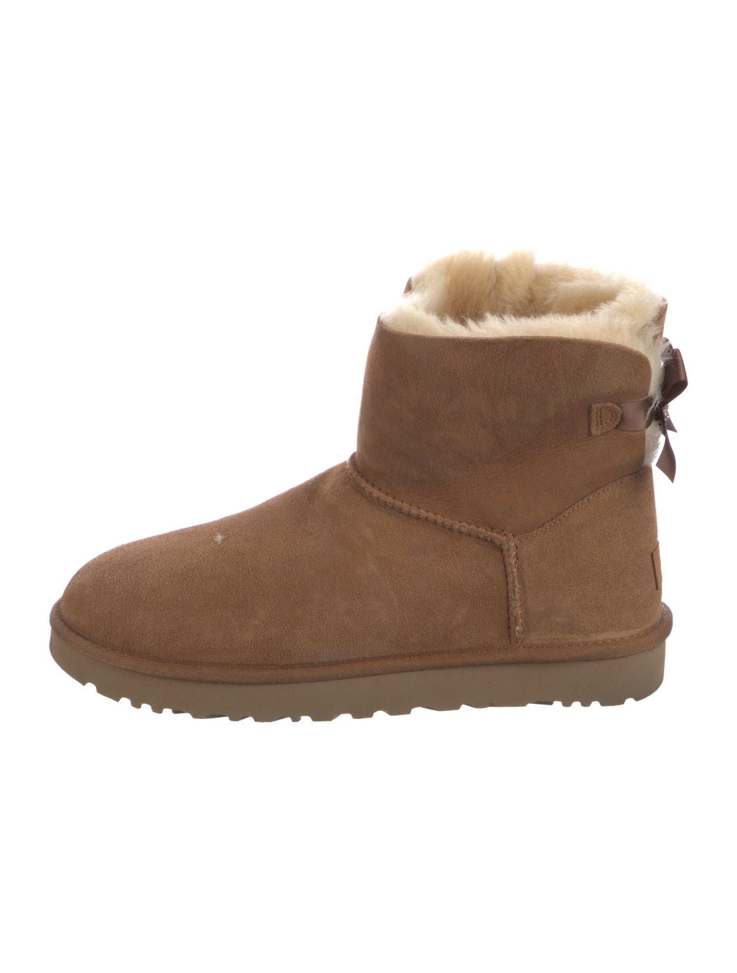 UGG Suede Bow Accents Boots