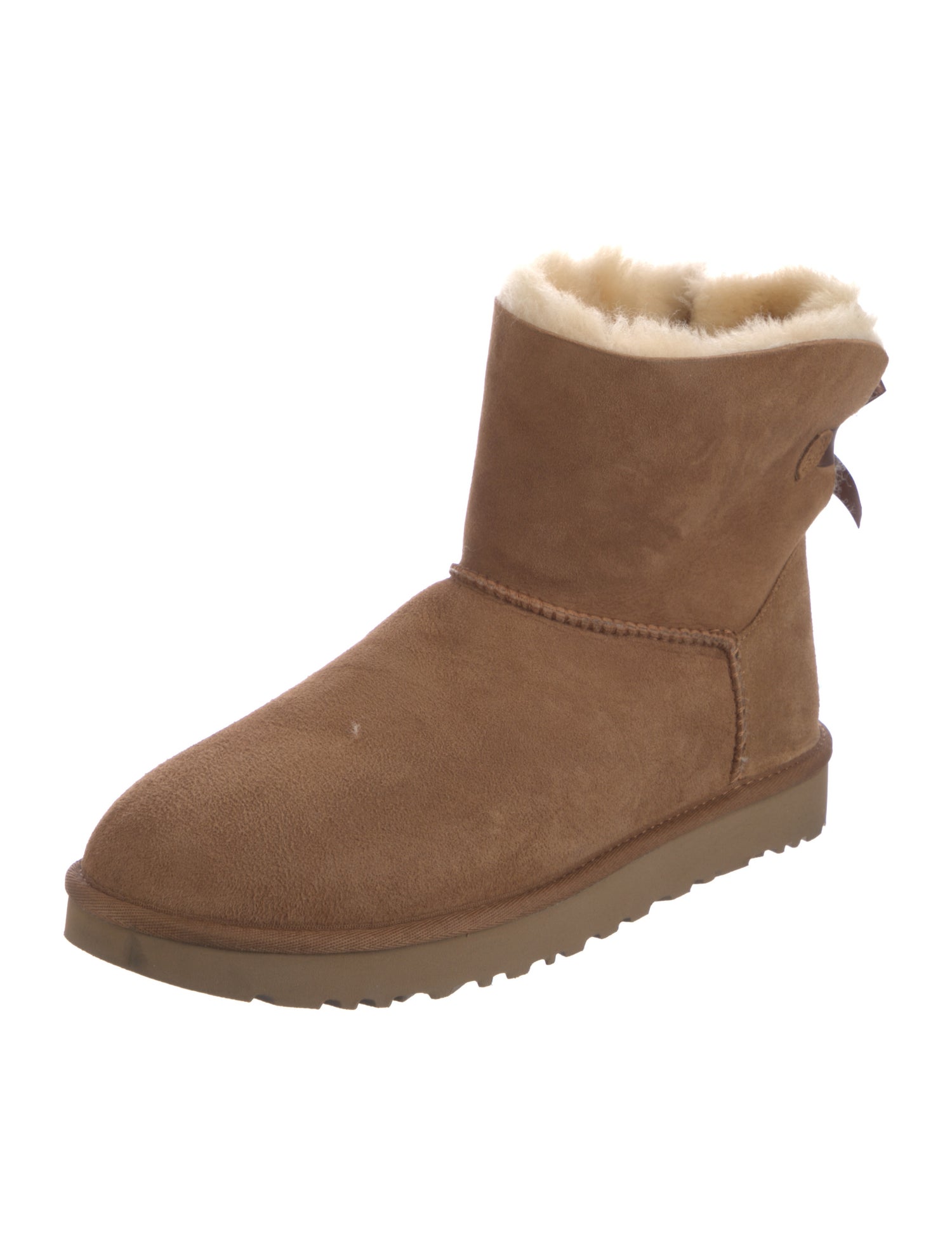 UGG Suede Bow Accents Boots