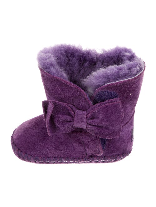 UGG Suede Bow Ankle Boots