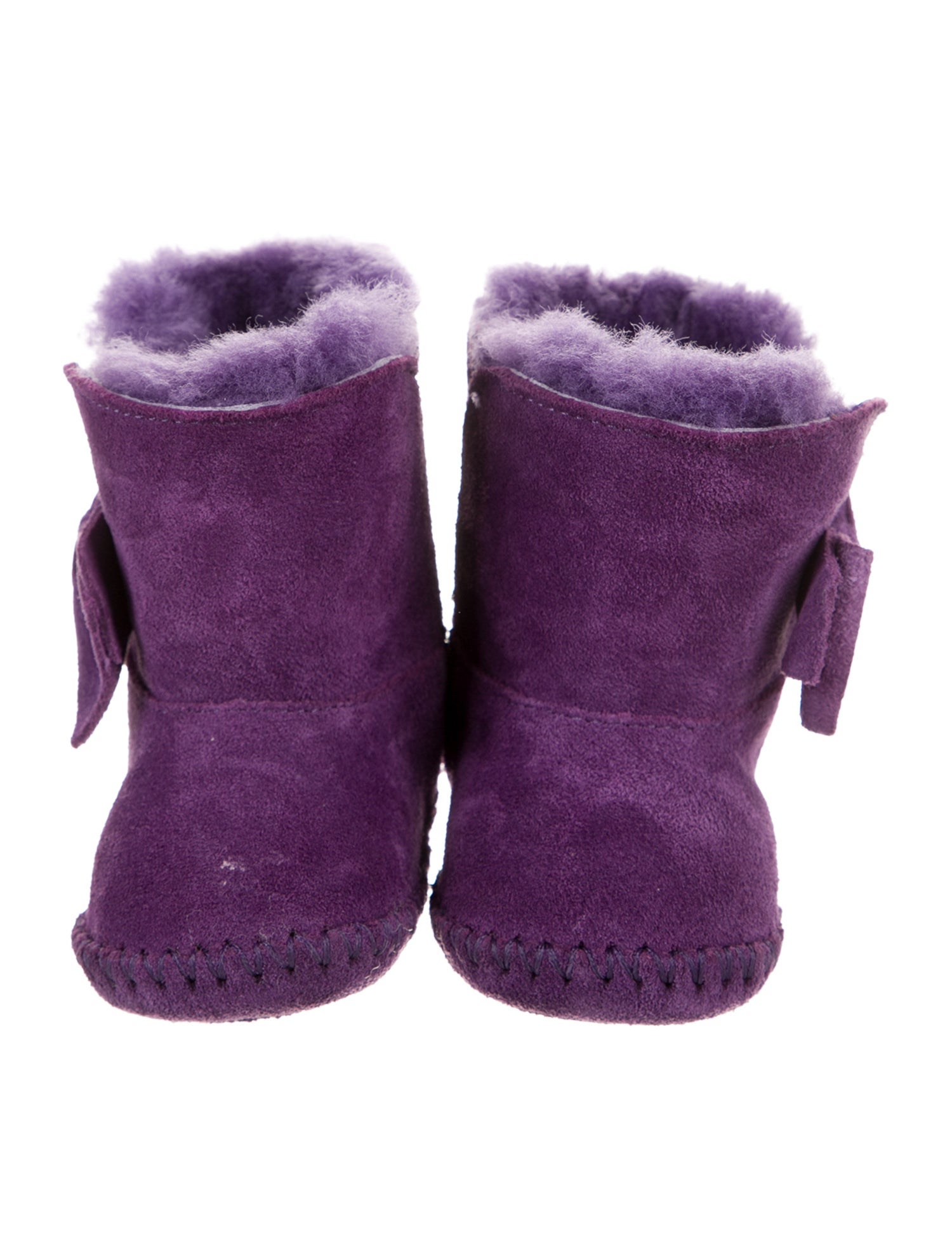 UGG Suede Bow Ankle Boots