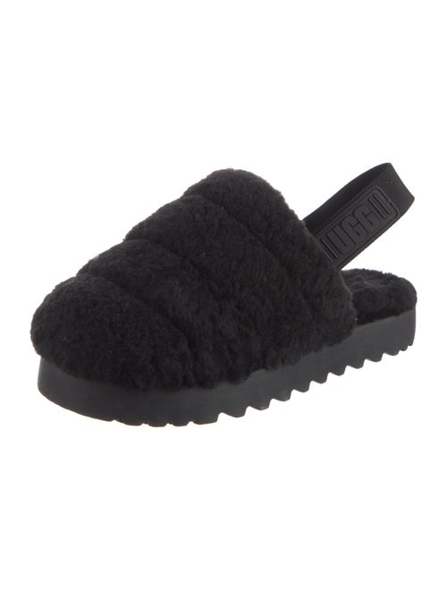UGG Faux Fur Slingback Flats