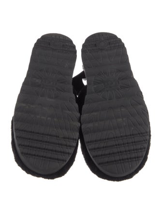 UGG Faux Fur Slingback Flats