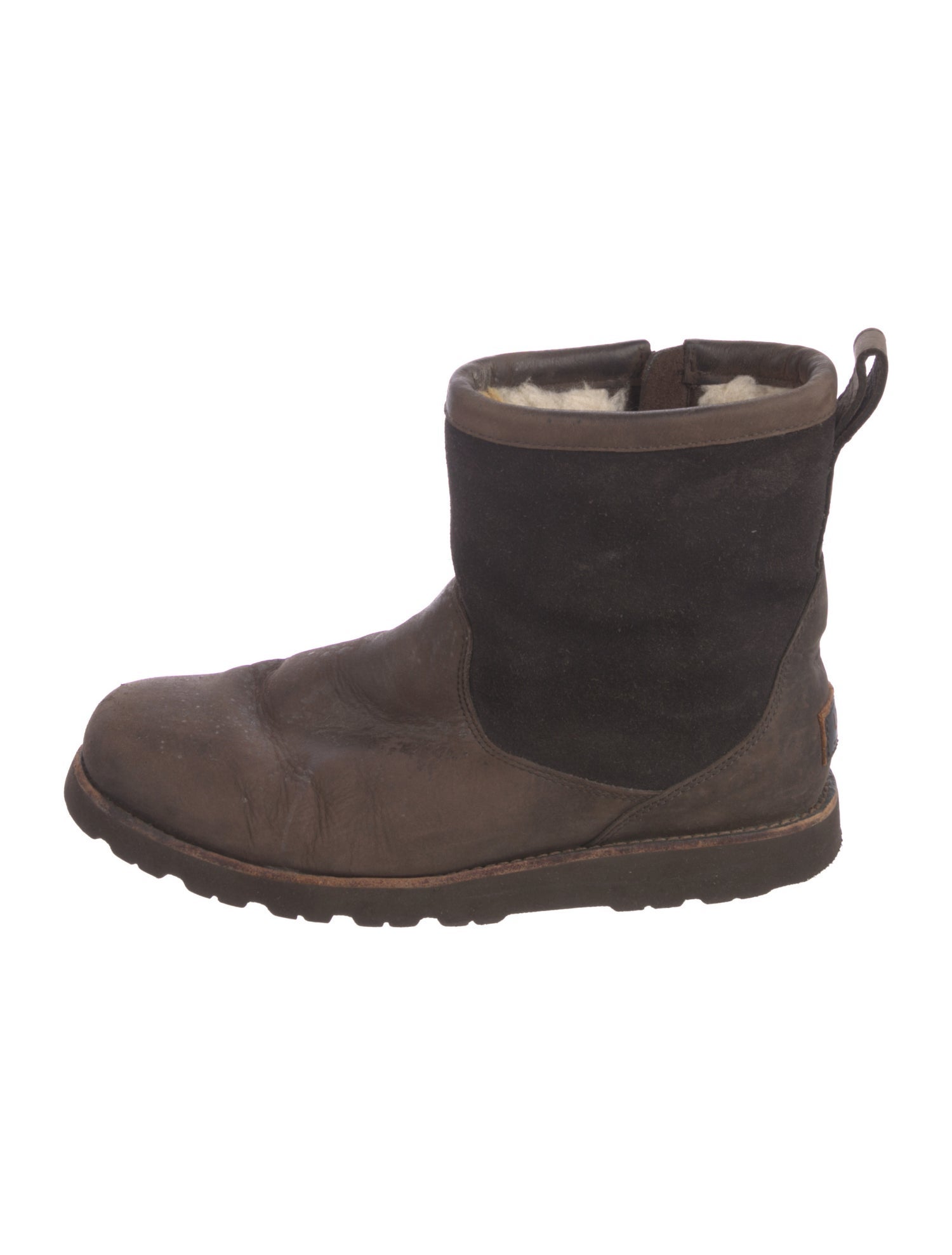 UGG Suede Distressed Accents Boots