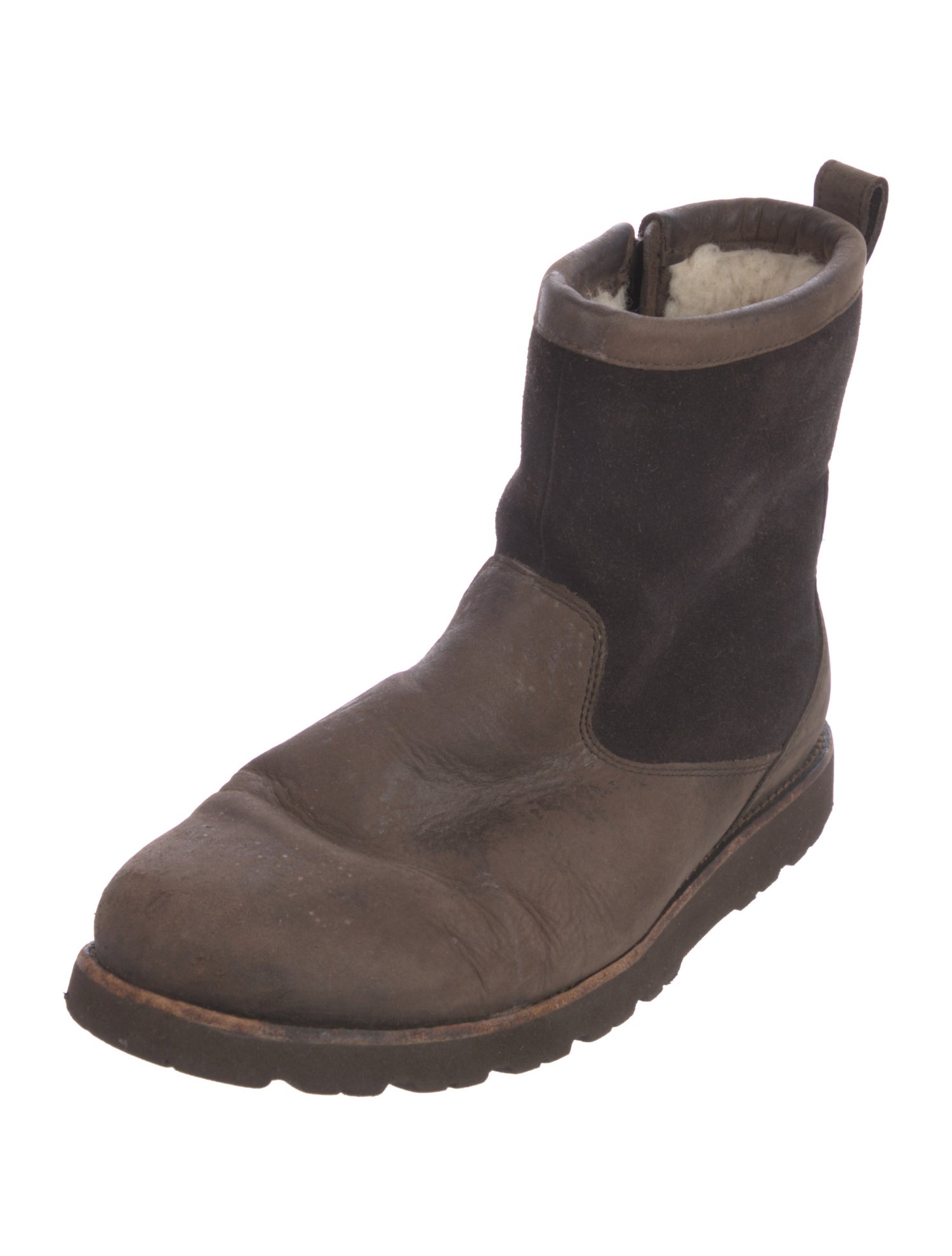 UGG Suede Distressed Accents Boots