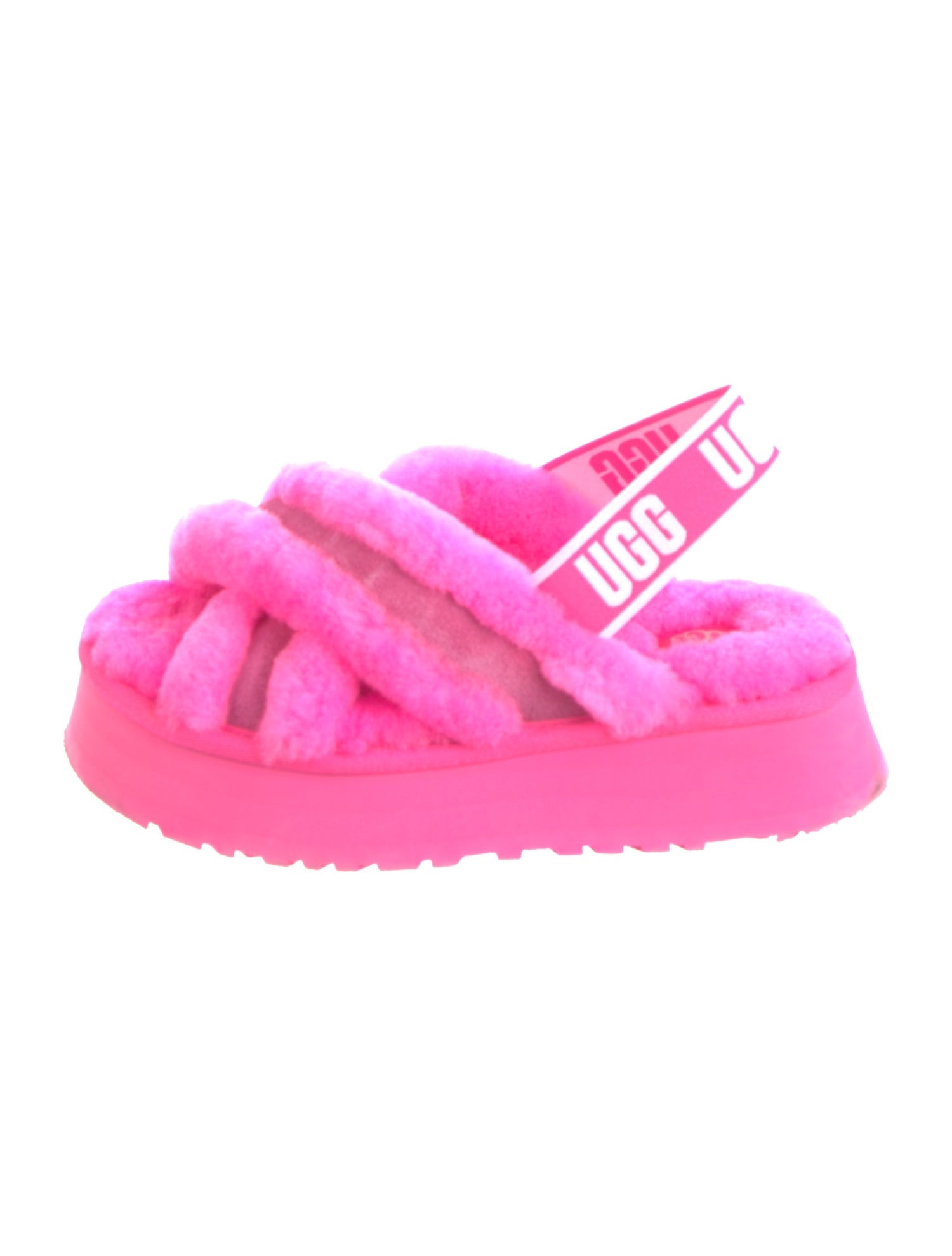 UGG Shearling Slingback Sandals