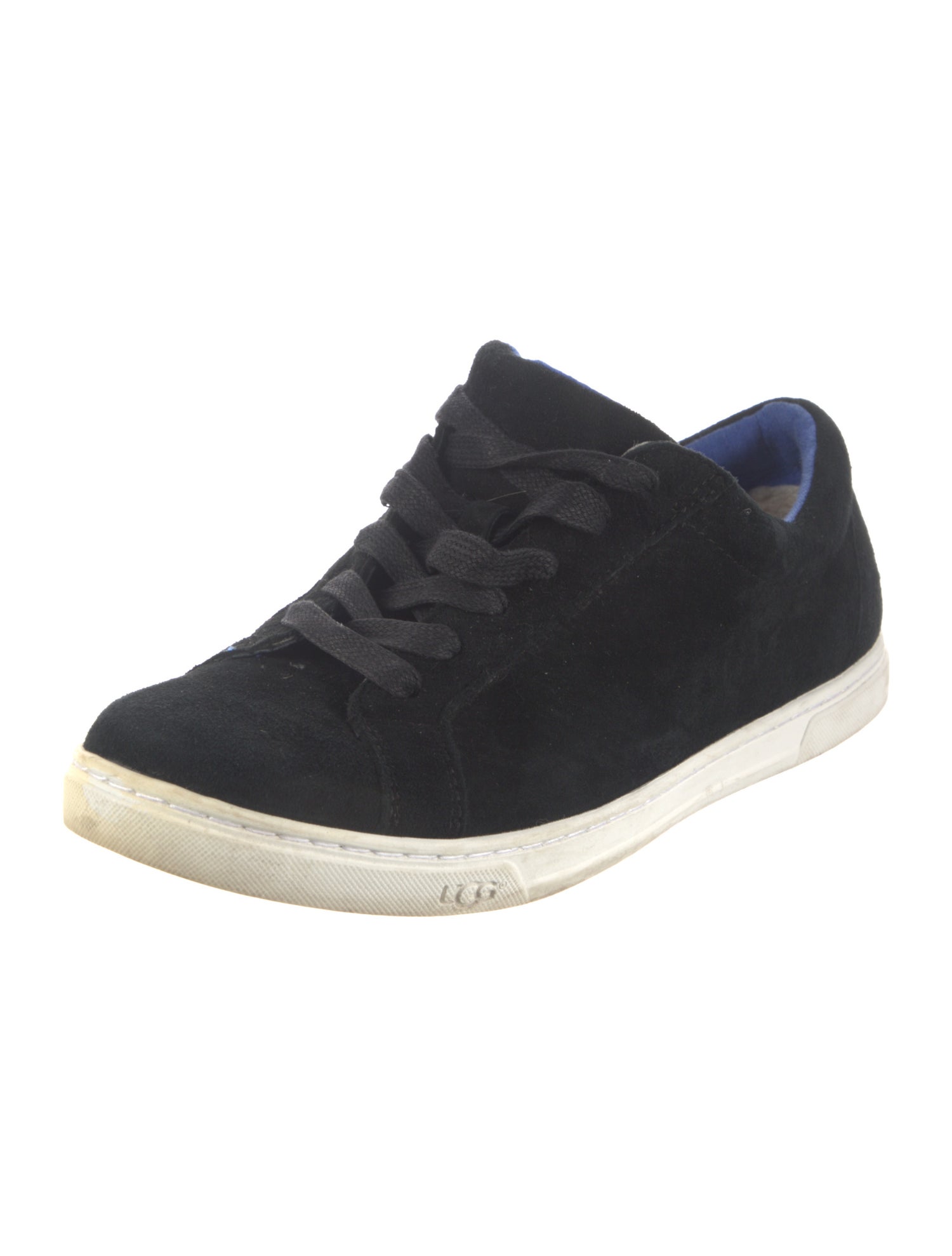 UGG Suede Colorblock Pattern Sneakers