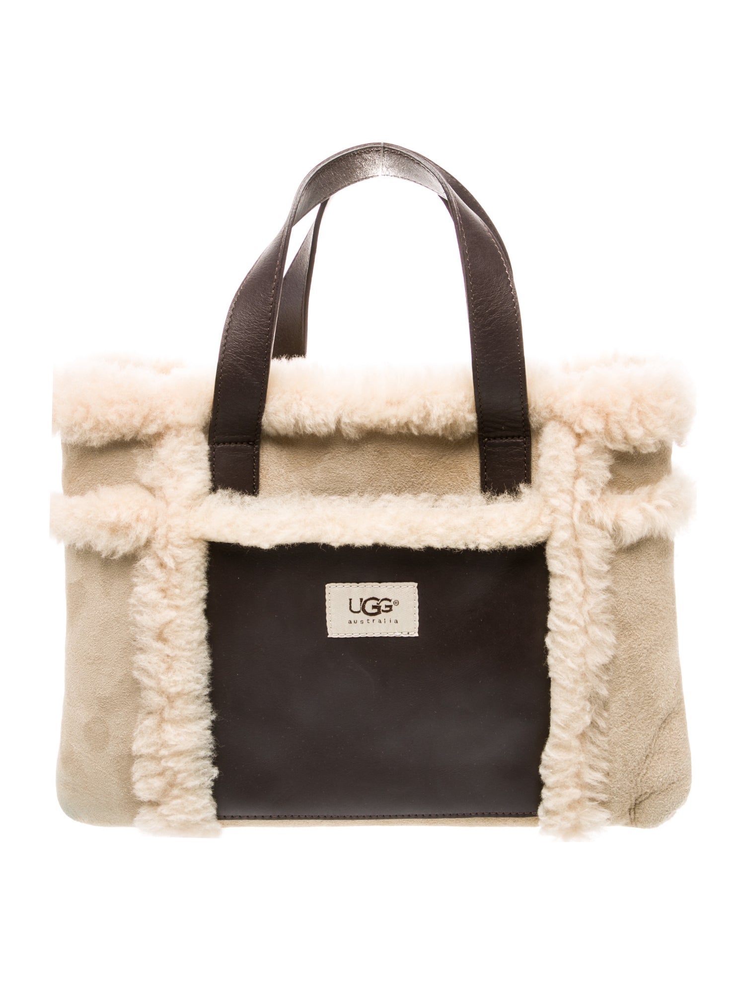 UGG Suede Top Handle Bag