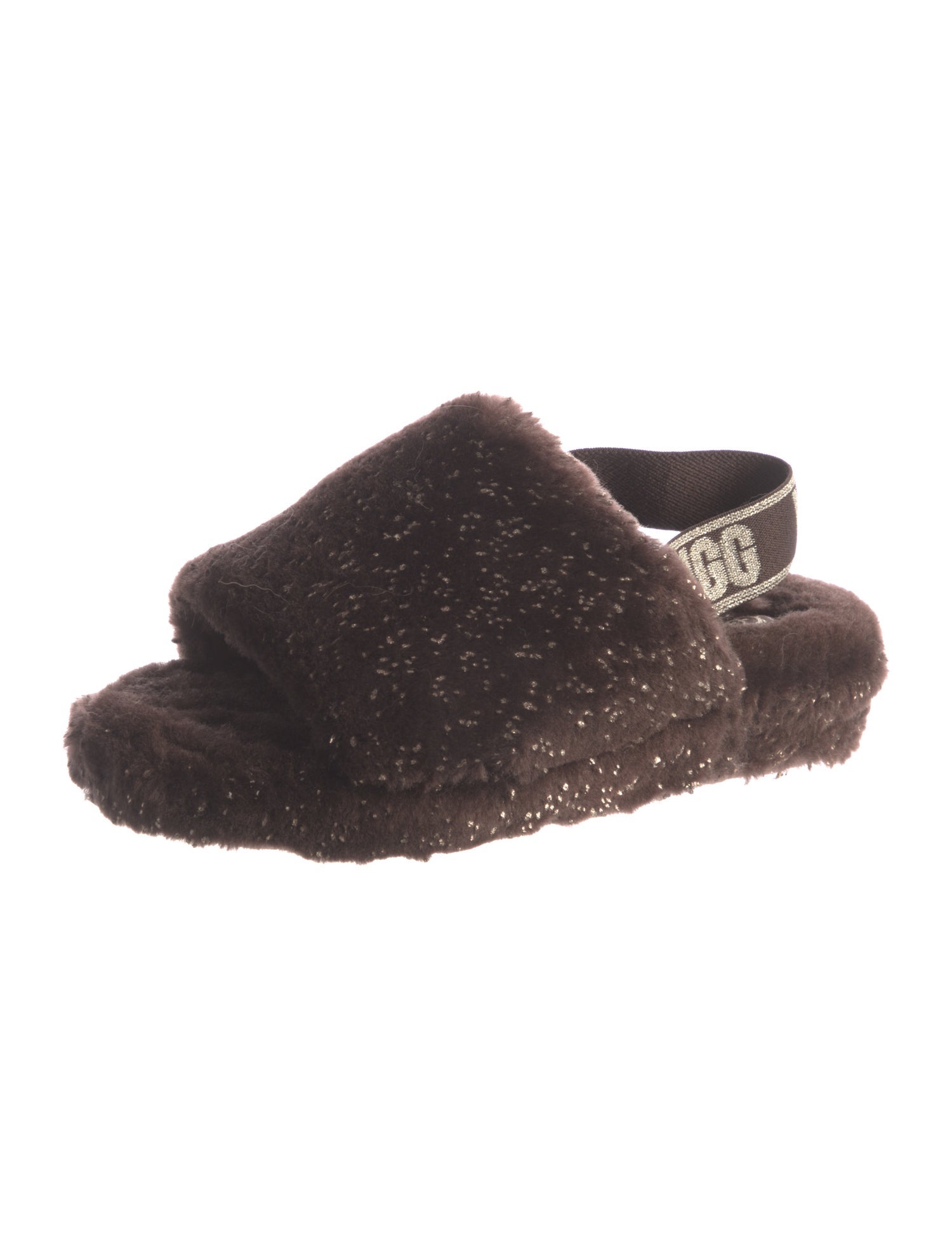 UGG Shearling Slingback Sandals
