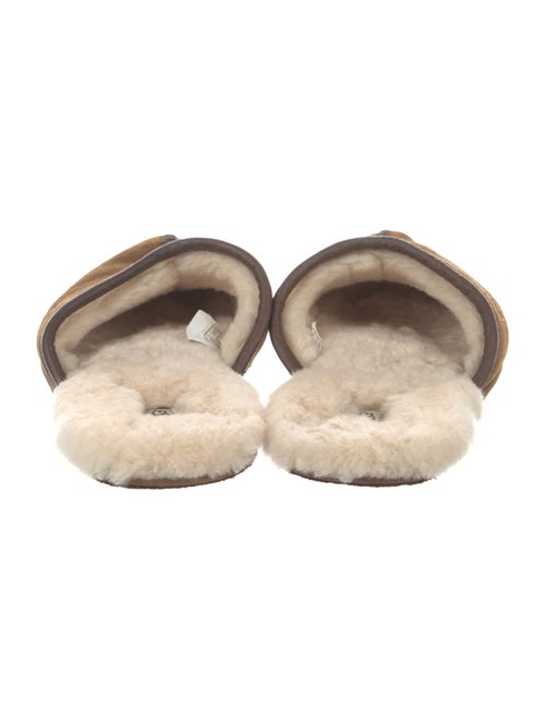 UGG Suede Whipstitch Trim Slippers