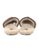 UGG Suede Whipstitch Trim Slippers