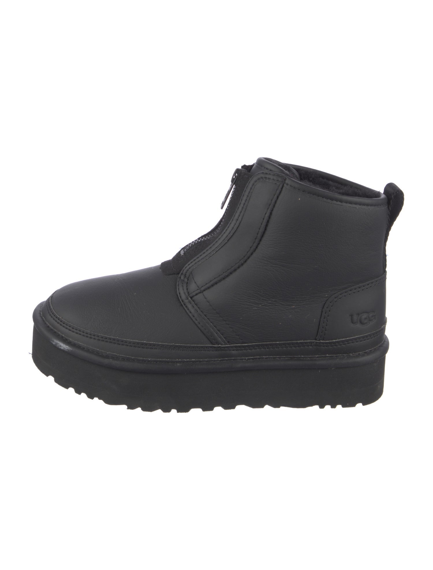 UGG Leather Lace-Up Boots