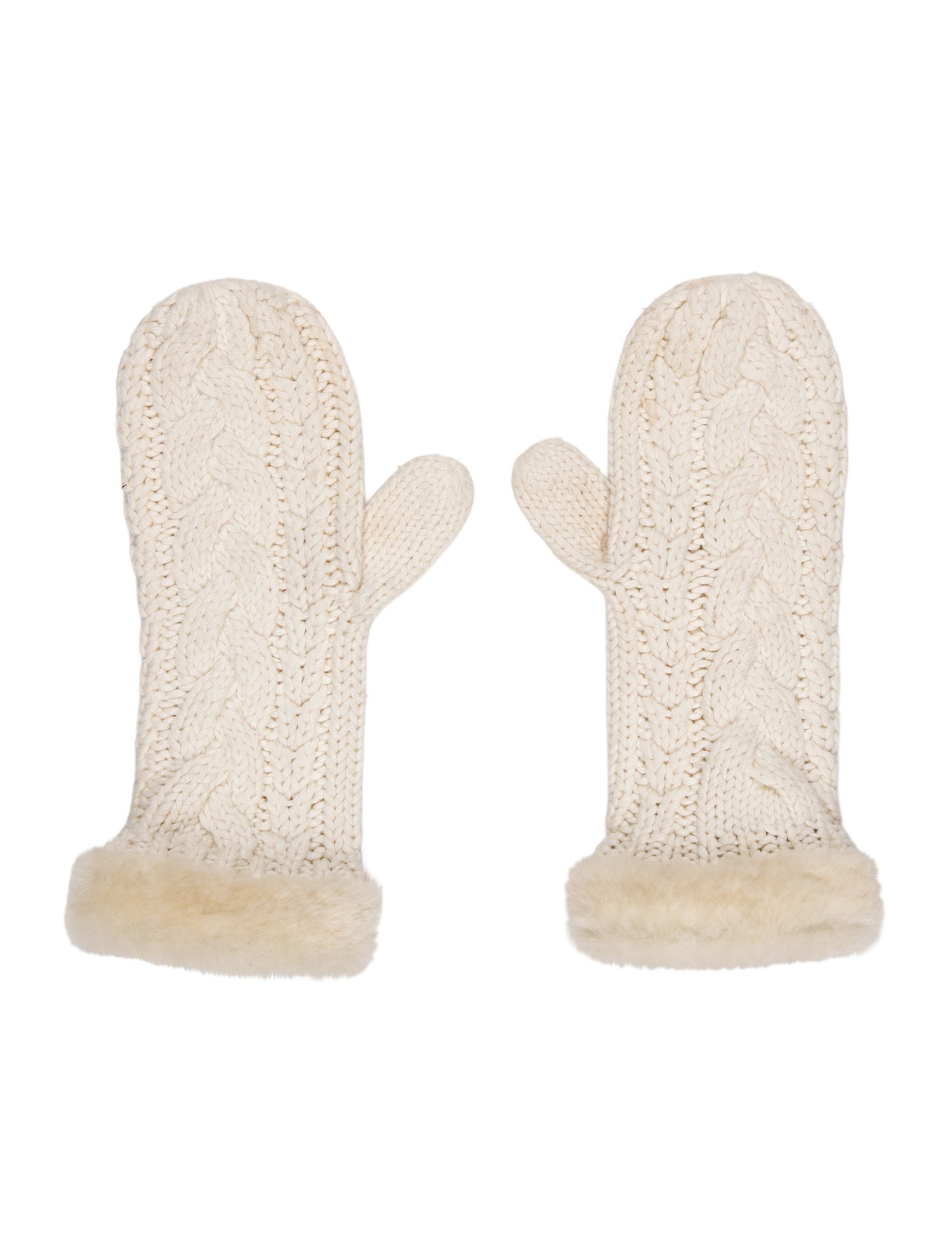 Burberry Gloves - Neutrals Winter Accessories, Accessories