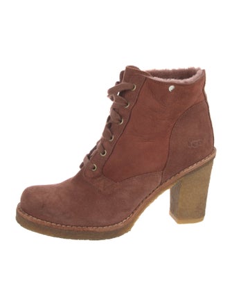 UGG Suede Lace-Up Boots