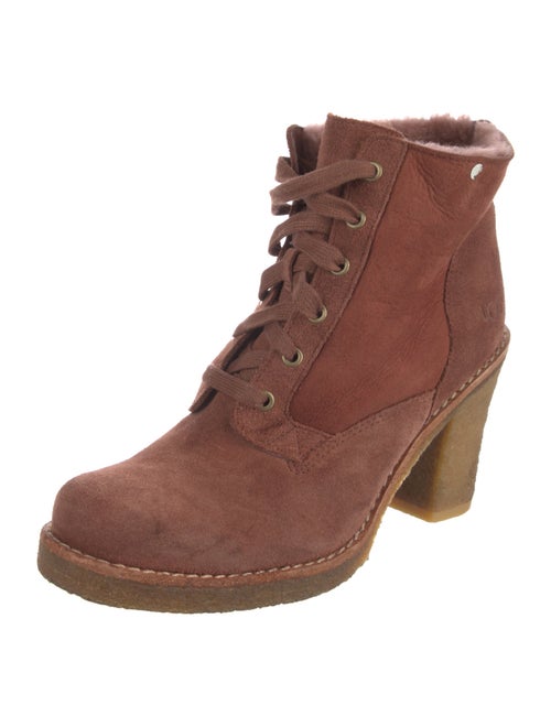 UGG Suede Lace-Up Boots
