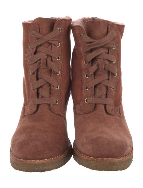 UGG Suede Lace-Up Boots