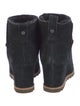 UGG Suede Fur Trim Boots
